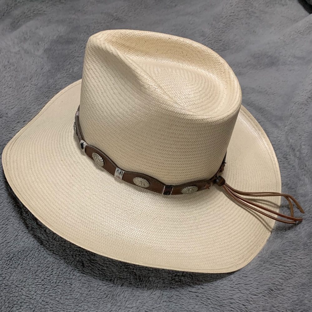 Stetson XXXXX Boot Town 6 7/8” Straw Cowboy Hat